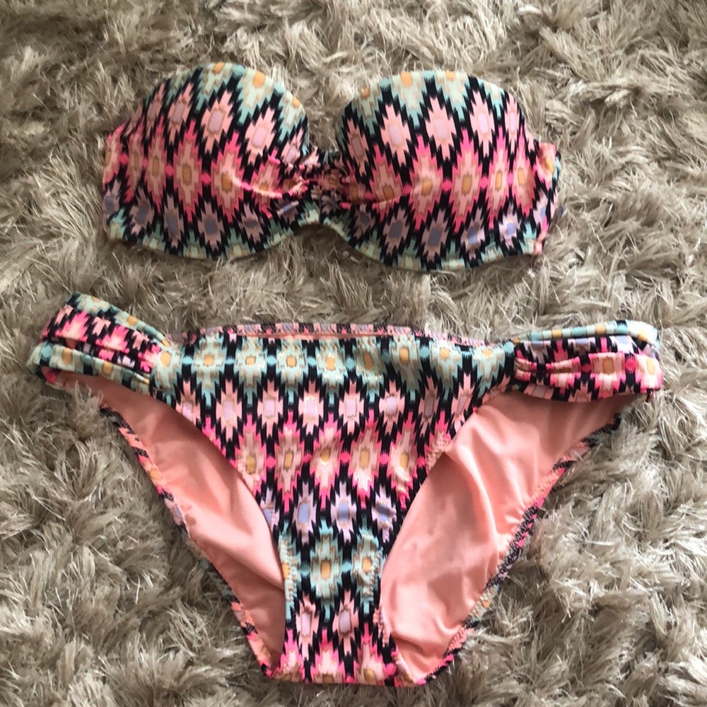 Victorias Secret strapless bikini set